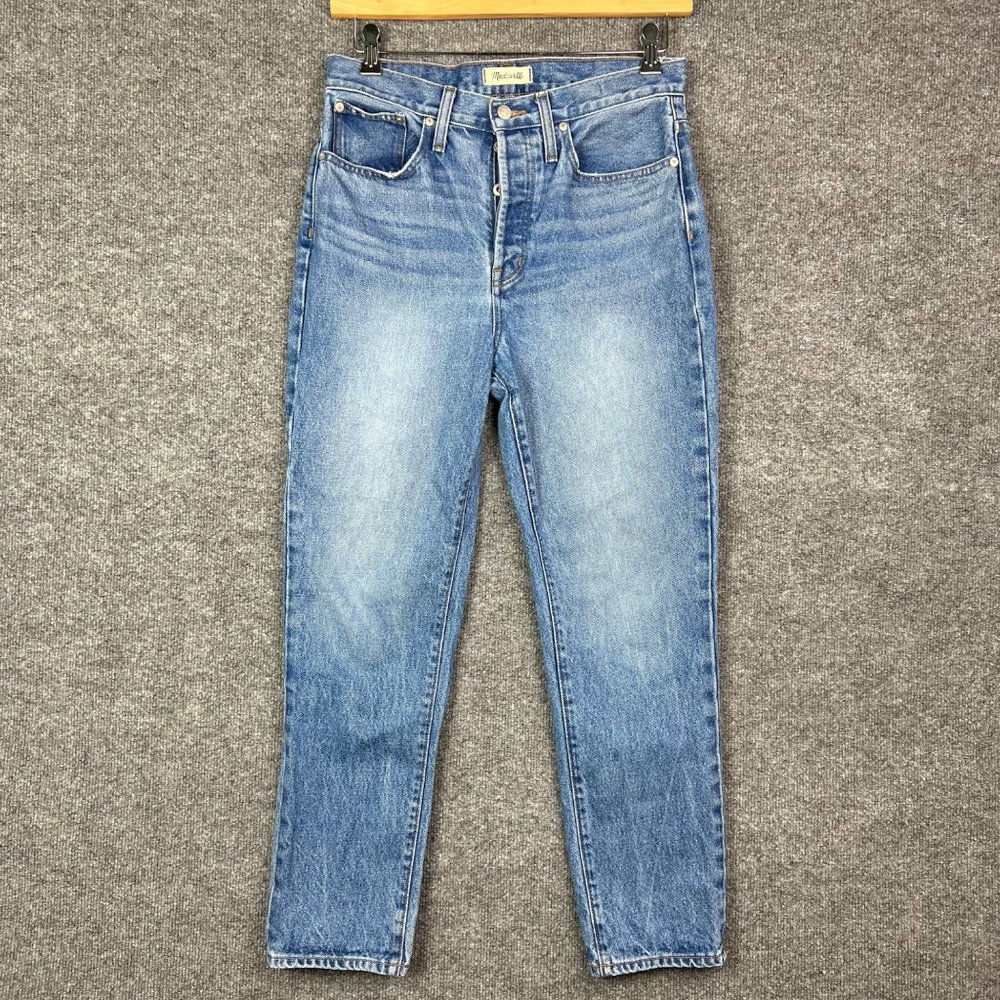 Madewell The Perfect Vintage Jeans Women's Size 29 Blue High Rise Button Fly